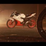 Yamaha R15 orange red alloy
