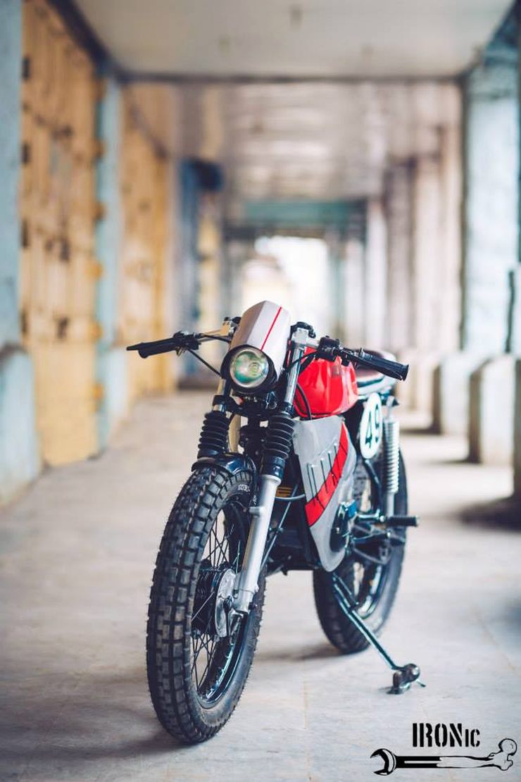 Yamaha Rx 100 Modified Cafe Racer Reviewmotors co