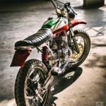Modified Yamaha RX100 Scrambler