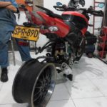 Bajaj Pulsar 200NS single sided swingarm