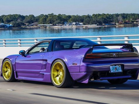 Custom Acura NSX ultraviolet purple shade