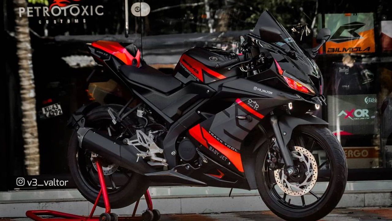 Modified Black Red Yamaha R15 V3 ModifiedX Modified Black Red Yamaha R15 V3 ModifiedX