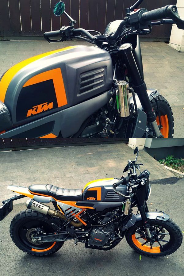 KTM Duke 250 modified