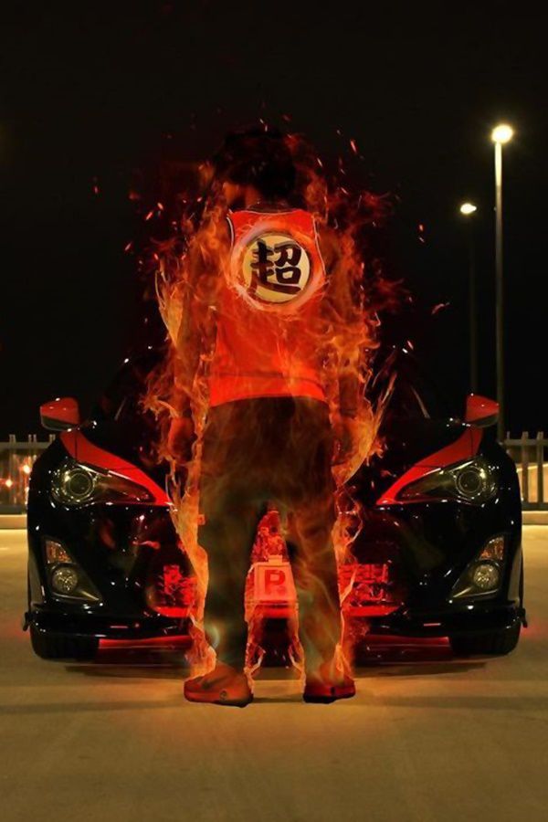 Super saiyan flame