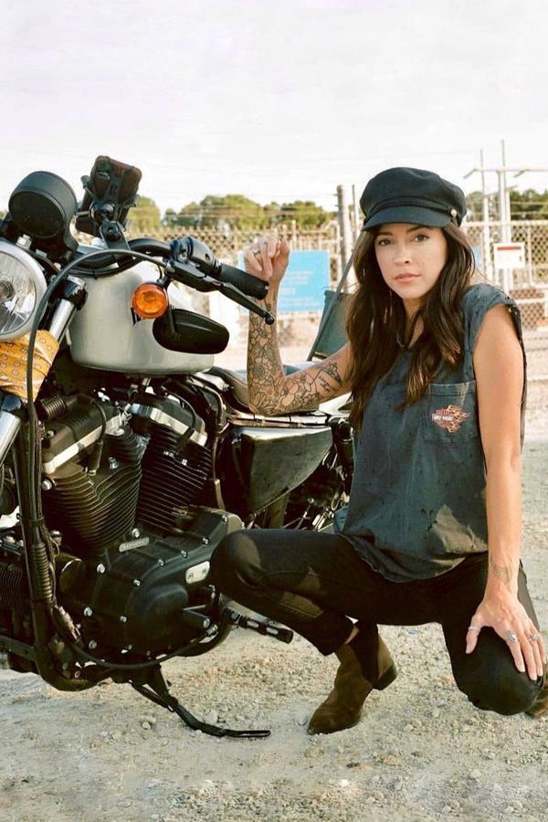 country bike girl